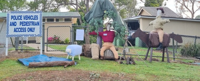 2025 grand champion entry - Andy Waltzing Matilda by the Imbil Police Station.