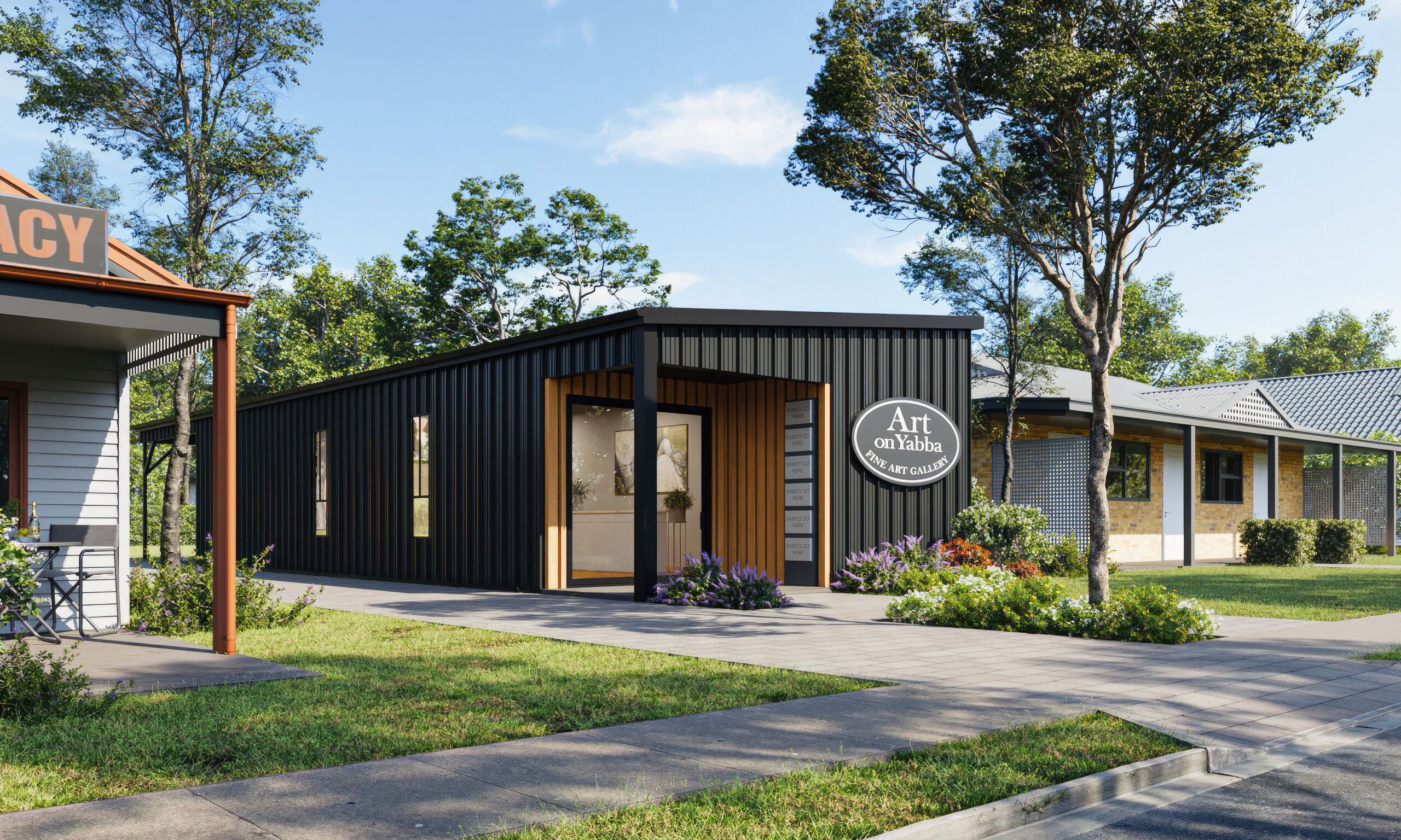 Art on Yabba - artist's impression 2025