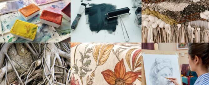 Workshop collage for Mary Valley Artslink