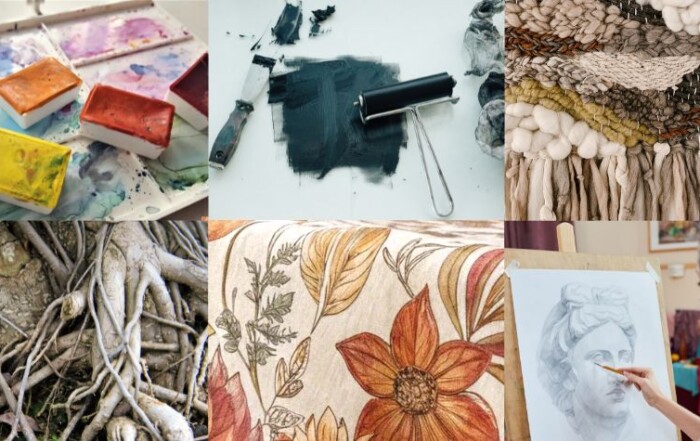 Workshop collage for Mary Valley Artslink