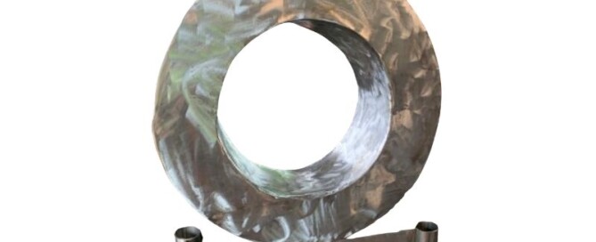Ted Moran sculpture up close