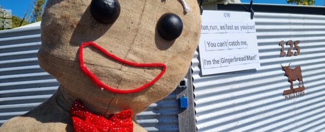 Grand champion scarecrows 2026 by Darren and Simone at Kandanga.