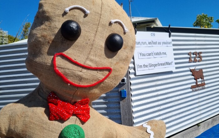 Grand champion scarecrows 2026 by Darren and Simone at Kandanga.